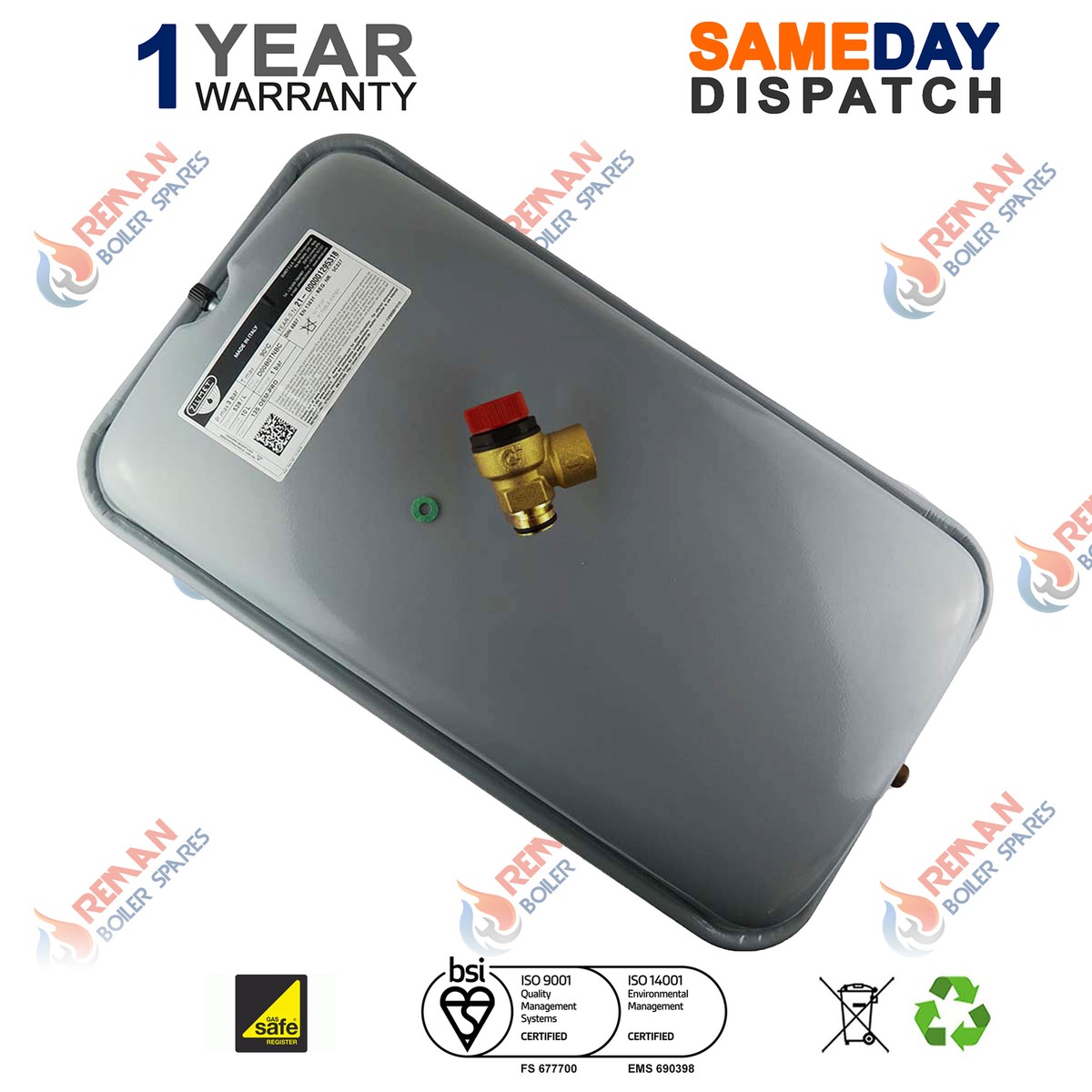 Boiler Spares Baxi Duo Tec 33 Expansion Vessel Baxi Potterton Main