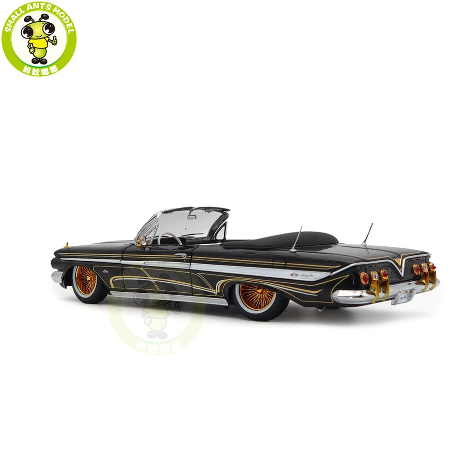 1/18 SUNSTAR Chevrolet 1961 IMPALA Lowrider Open Convertible Diecast Model Car - Изображение 4 из 4
