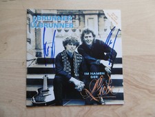 Brunner & Brunner autographs signed CD booklet "In the name of love"