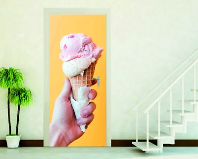 Adhesives Doors Sticker Wall Decoration Bar Ice Cream P24 Ebay