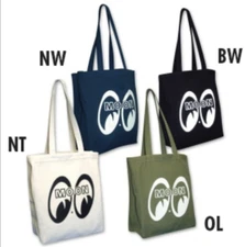 Mooneyes Moon Equipped Canvas Tote Bag FM036 Multiple Colors Available