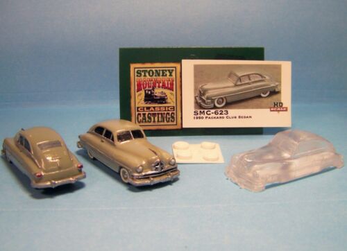 SMC-623 1950 Packard Club Sedan 2 Door 1/87th-HO Scale Clear Resin  (unfinished) - Picture 1 of 3