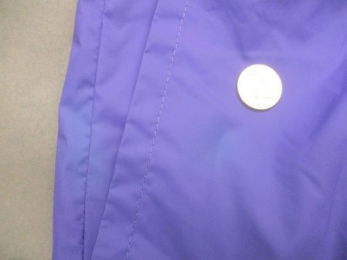 NWOT Columbia Size M (10-12) Girls Purple Nylon Full Zip Pocket Rain Jacket 823 - Picture 8 of 9