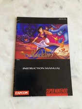 Aladdin Super Nintendo Manual Only