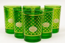 LOT OF 6 Hand Decorated Tumblers - Home Essentials and Beyond