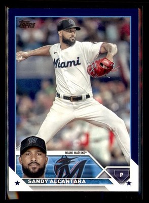 2023 Topps #107 Sandy Alcantara Royal Blue