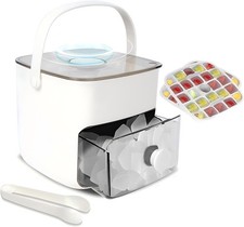Countertop Ice Maker, Nugget Portable Ice Machine, 2 Bullet Ice Cubes Per Min