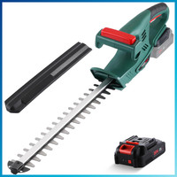 Akku Heckenschere 45Cm 20V Mit LadegeräT - Ideal FüR Hohe Hecken
