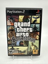 Grand Theft Auto: San Andreas (Sony PlayStation 2, 2004) No Manual Or Map Tested