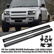 Electric Running Board 500 lbs Side Step Nerf Bars For LR Defender 110 2023 2024