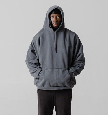 Yeezy YZY Gap Pullover Sweatshirt Heavyweight Hoodie Dark Gray