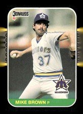 1987 Donruss #563 Mike Brown