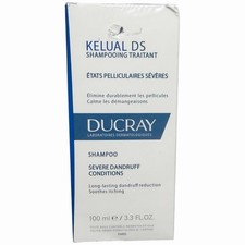 DUCRAY Kelual DS Severe Dandruff Shampoo Itching Scalp Relief 3.3 oz / 100ml NIB