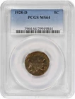 1928-D Buffalo Nickel MS64 PCGS
