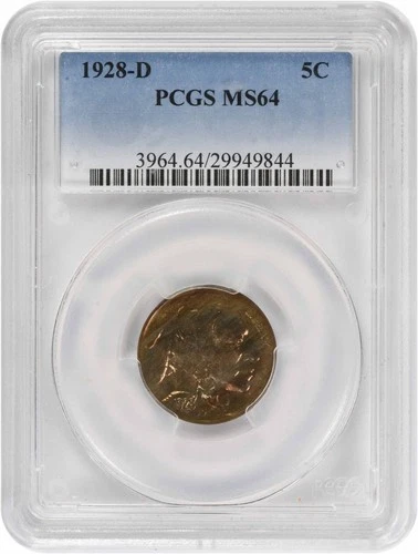 1928-D Buffalo Nickel MS64 PCGS