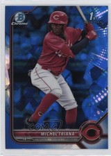 2022 Bowman Sapphire Edition Chrome Prospects Michel Triana #BCP-75 1f17