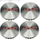 4x Center Wheel Caps 66mm FOR Camaro SS Colorado Equinox Traverse Blazer BRUSHED