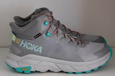 Hoka One One Men M Trail Code GTX Gore-Tex Hiking Shoe Galactic Grey 10.5