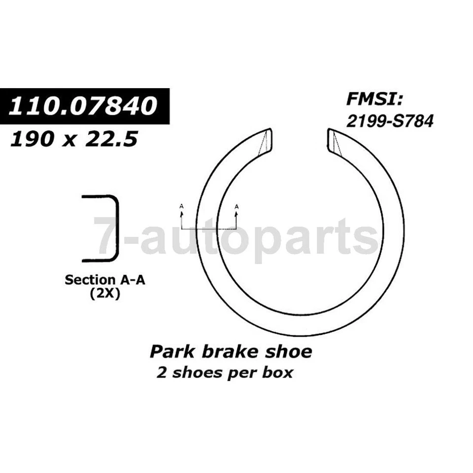 Kit de herrajes de freno de estacionamiento trasero para Chevrolet S10 1998-2004 Foto 2 de 4