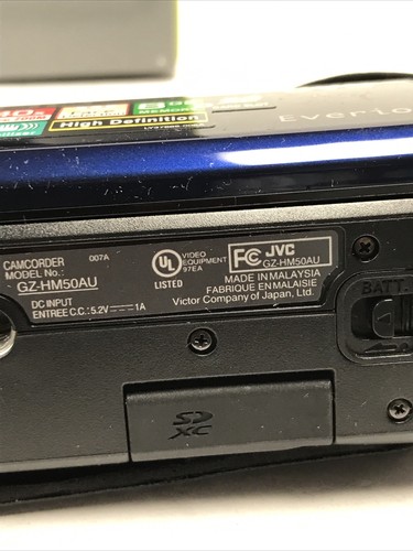 JVC Everio GZ-HM50AU HD Blue Camcorder-NWT - Picture 5 of 6