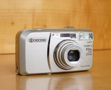 Kyocera Yashica Elite 115 Zoom Point & Shoot 35mm Film Camera Working READ  KE