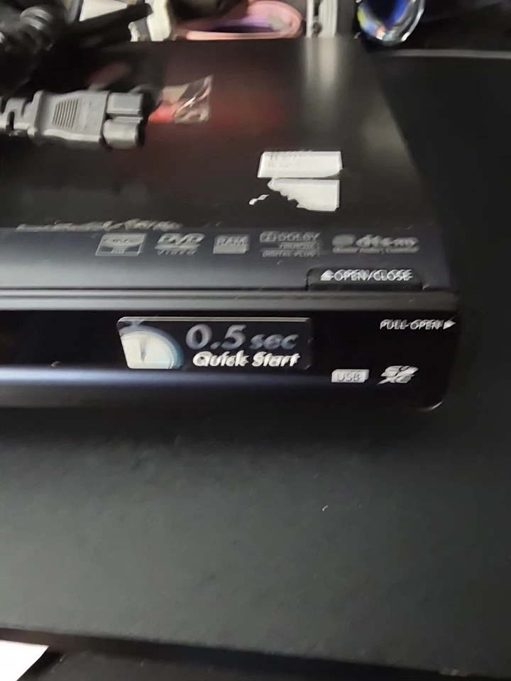 Reproductor Blu-ray Panasonic DMP-BD85 transmisión multimedia - probado - sin control remoto ni HDMI Foto 3 de 4