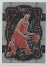 2017-18 Panini Select Premier Level Silver Prizm Zhou Qi #198 0ad