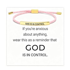 God Is In Control Bracelet Inspirational Bracelets for Women Christian Fait - 04