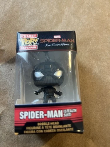 Funko Pop! Pocket Keychain, Spider-Man (Stealth Suit) Spider-Man Far From Home