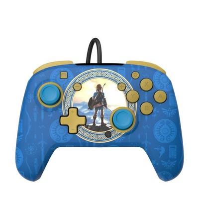 PDP WIRED CONTROLLER REMATCH - HYRULE BLUE - Nintendo Switch - Neu & OVP