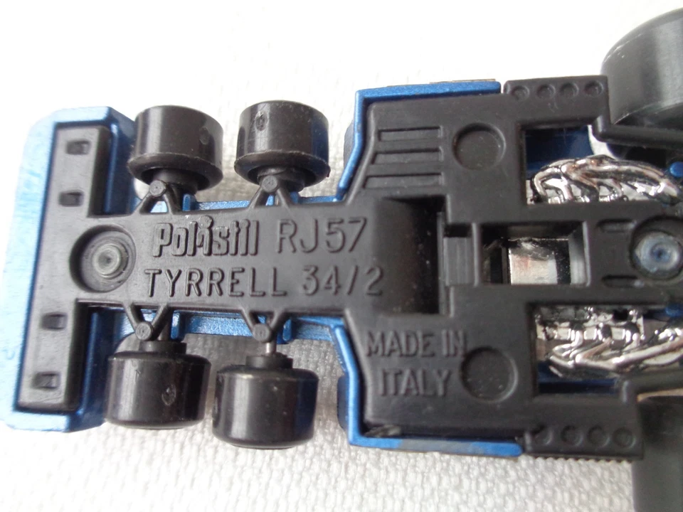 POLISTIL MODELLINO GIOCATO SCALA 1:55 TYRRELL 34/2 RJ 57 NO SCATOLA - Immagine 4 di 4