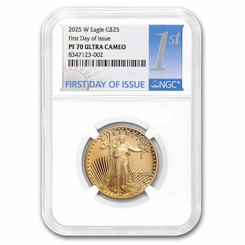 2025-W 1/2 oz Proof American Gold Eagle PF-70 NGC (FDI)