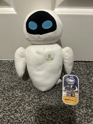Disney Store WALL-E EVE ROBOT Plüsch offene Augen Rotationskopf RAR Neu Etikett