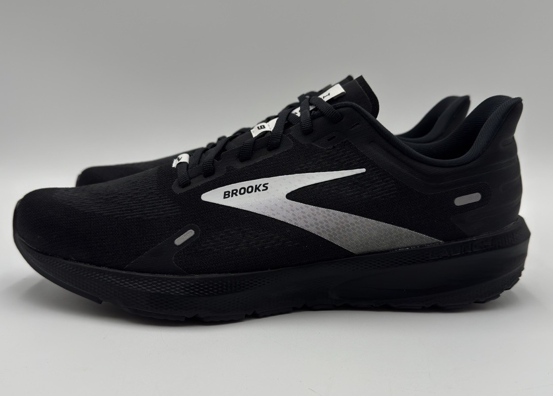 Brooks Men’s Launch GTS 9 Supportive Running Shoe - Black/White - Size 13 image 3