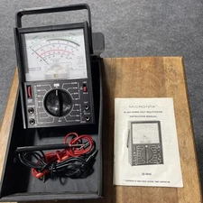 Micronta 22-203C  Multi-tester 27 Ranges 30,000 Ohms/Volts - In Case