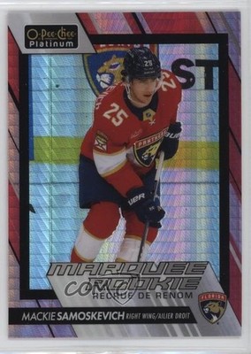 2023 O-Pee-Chee Platinum Red Prism 98/199 Mackie Samoskevich #269 Rookie RC 1j6p