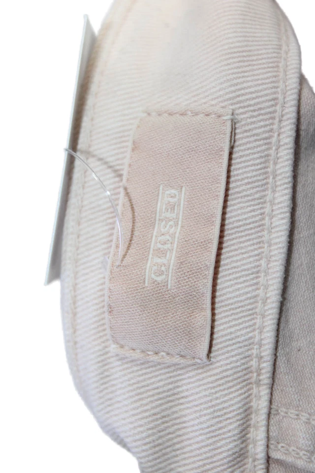 Jeans cerrados al tobillo rosa talla 25 para mujer Foto 4 de 4