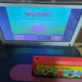 Famicom Anpanman Minna de Hiking Game with Box and Manual Tested