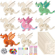 Dinosaurier Holz Bastelset, 218PCS Bastelset ...
