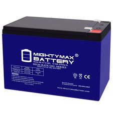 Mighty Max 12V 10AH GEL F2 Battery Compatible with PowerStar PS12-10-57