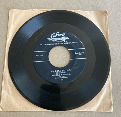 Marcelo y Aurelia   La Rosa de Oro / Graciela   Falcon 45-798   Ranchera 45rpm