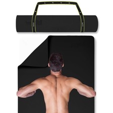 Extra Wide Yoga Mat for Men Women (72"L x 36"W x 1/2" Thick) Non Slip Fitness...