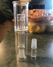 Atomization filter bubbler Glass Waterpipe Smoking Recycler Bong 14mm bowl