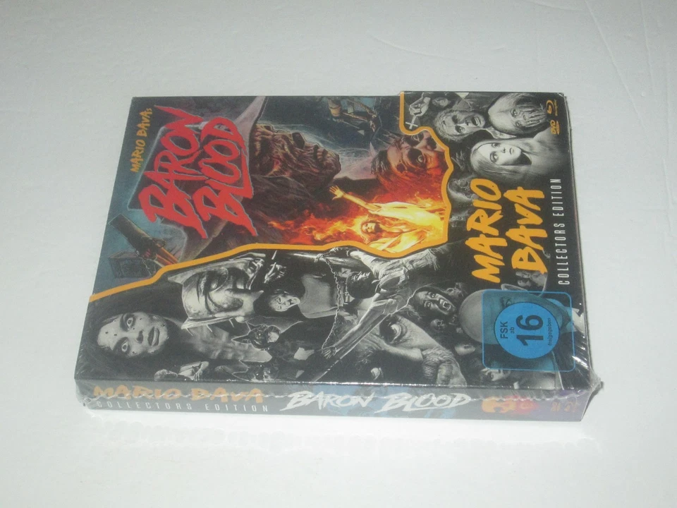 Baron Blood Blu-ray/ DVD Limited Edition Mediabook Mario Bava Region B Foto 3 de 4