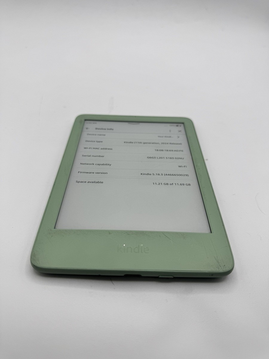 Amazon Kindle E-Reader (11th Gen, 2024 Release) 16GB, WiFi |Matcha