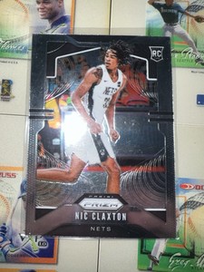 2019-20 Panini Prizm ~ Nic Claxton ~ Rookie ~ 292 ~ Nets