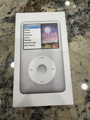 Authentic Apple iPod classic 7th Generation Silver (160 GB)