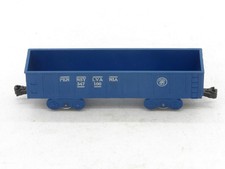 Marx Trains O-27 Gauge 4 Wheel Plastic Dark Blue 347100 Pennsylvania Gondola