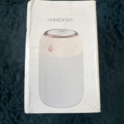 Luftbefeuchter großes Spray (Wasser oder Duftöle) - Weiß USB Versorgung Neu Box