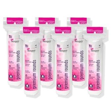 Swisspers Premium Cotton Rounds   100 Count Pack of 6 - 100 Pure Cotton - S